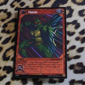 TMNT Finesse Trading Card